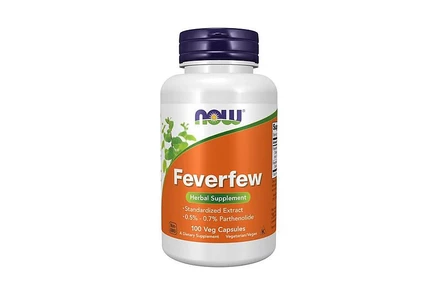 Капсулы NOW Foods Feverfew 400 мг, 100 шт.