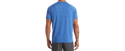 Мужской комплект Nike: рашгард Hydroguard Dri-FIT и плавки 9″, синий