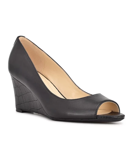 Женские туфли Nine West Cape 9x9 на танкетке, черные