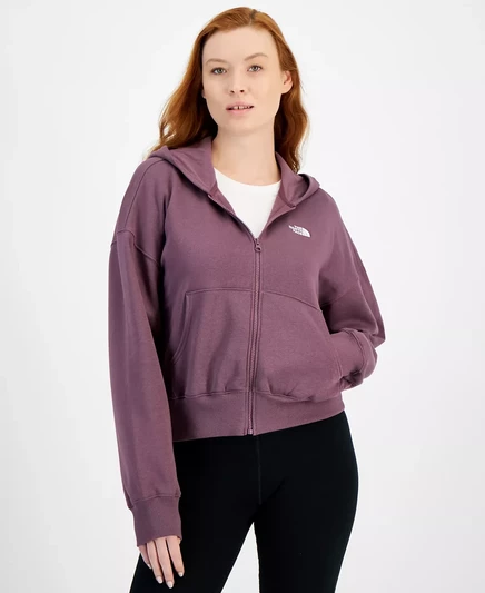  Женская толстовка Evolution с капюшоном на молнии midnight mauve