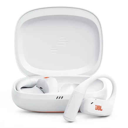 Спортивные наушники JBL Endurance Zone True Wireless с открытыми ушами белого цвета