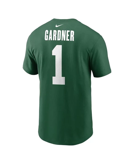 Мужская футболка Nike Sauce Gardner New York Jets, зеленая