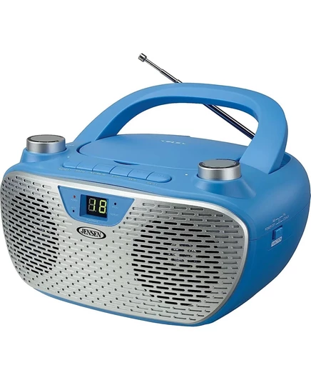 Компактный бумбокс Jensen CD-485BL с CD, синий