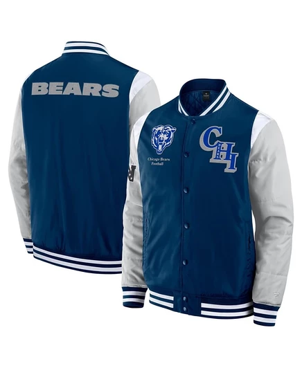Унисекс куртка Fanatics Chicago Bears, темно‑синяя