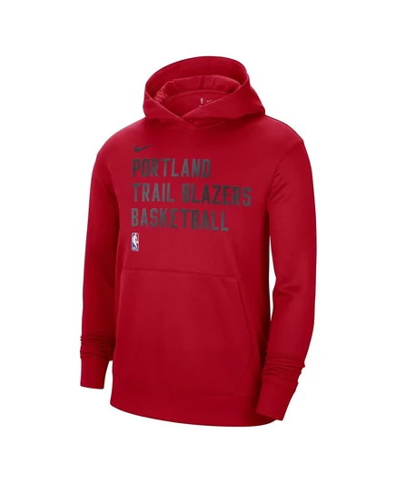 Мужской красный пуловер Nike Portland Trail Blazers сезона 2023/24 с капюшоном red