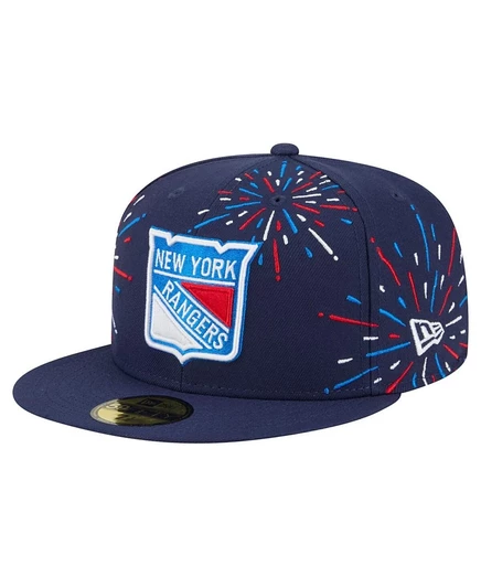 Мужская кепка New Era 59FIFTY New York Rangers, синяя