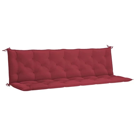 Подушка для скамьи vidaXL 200×50×7 см, бордовая