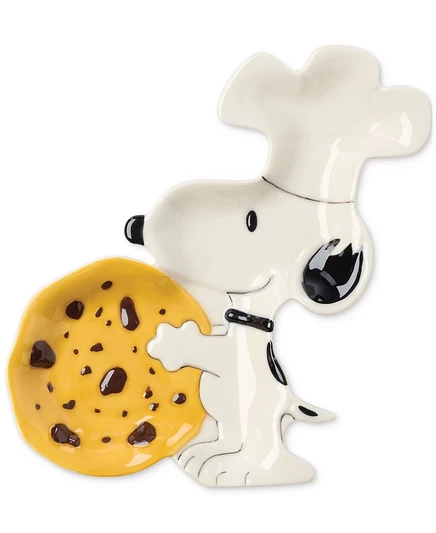 Конфетница Lenox Chef Snoopy фарфоровая, разноцветная