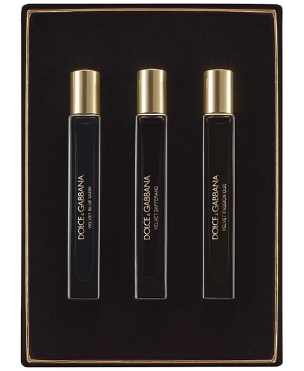Набор парфюмерной воды Dolce&Gabbana Velvet Opulent Collection из 3 предметов, без цвета