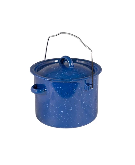 Кастрюля эмалированная Stansport 2,8 л, синяя