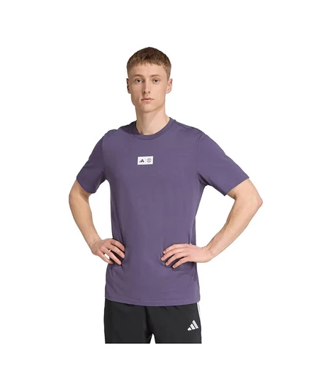 Мужская футболка Adidas Manchester United, фиолетовая