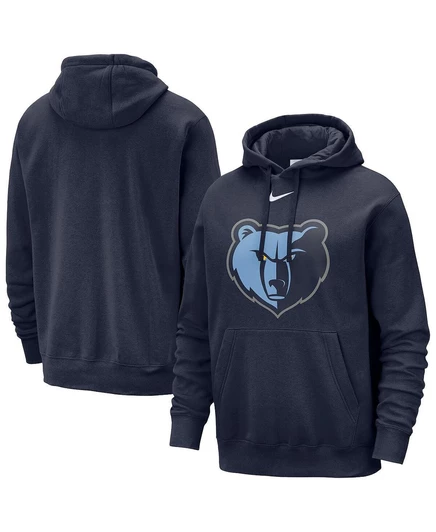 Мужская толстовка-пуловер с логотипом клуба Memphis Grizzlies Essential Club темно-синего цвета для мужчин
