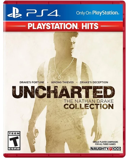 Игра Naughty Dog Uncharted Nathan Drake для PS4, белая