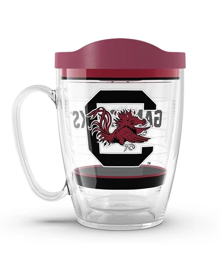 Кружка Tervis 470 мл South Carolina Gamecocks, белая