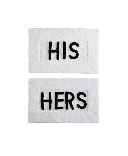 Набор ковриков для ванной Jean-Pierre His & Hers, белые