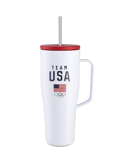 Пробковый стаканчик Team USA, 30 унций. Бейдж XL Cold Cup