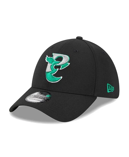 Мужская кепка New Era Black Philadelphia Eagles City Originals 39-го размера Flex