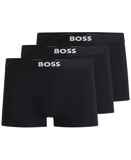 Мужские плавки BOSS by с логотипом Icon из 3-х комплектов blk