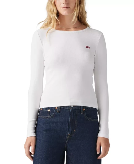  Женская футболка Hayes ® с длинным рукавом white +