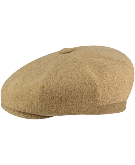 Мужская шерстяная кепка Kangol Hawker, бежевая
