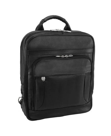 Унисекс портфель McKlein Wicker Park 17″ на колесах, черный