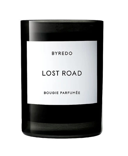 Ароматическая свеча BYREDO Lost Road, 8,4 унции. белый
