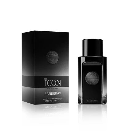 Духи Banderas The Icon EDP Spray 1,7 унции / 50 мл черный