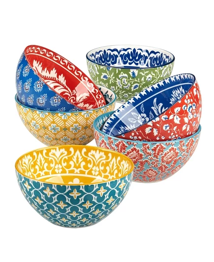Набор Certified International Panache 6 мисок 16 см, разноцветные