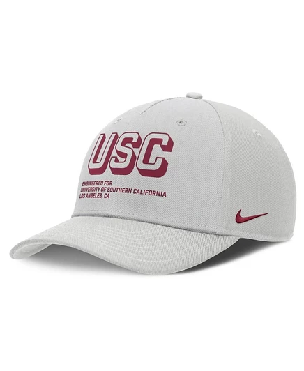 Мужская кепка Nike Sideline Dust Pinched Rise USC, серая