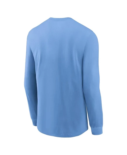 Мужская футболка с длинным рукавом Nike Carolina Blue North Carolina Tar Heels Essential Baseball Arch carolina blue