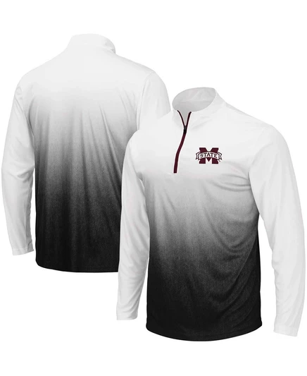 Мужская серая куртка на молнии с логотипом команды Mississippi State Bulldogs Magic Team gray