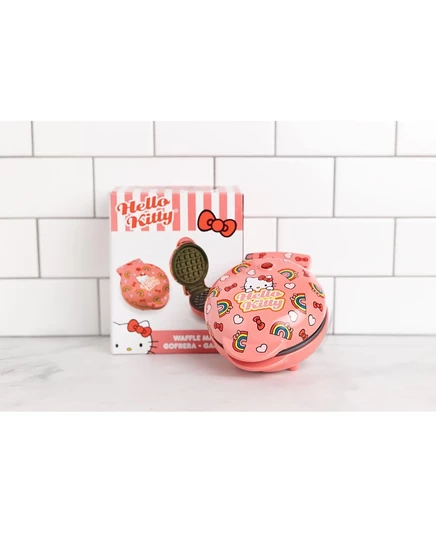Мини-вафельница Uncanny Brands Hello Kitty, разноцветная