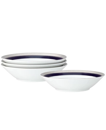 Набор суповых мисок Noritake Crestwood, 4 шт., 19 см, синий