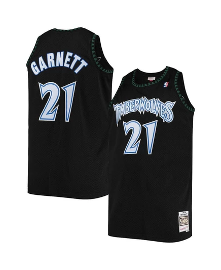 Мужская джерси Mitchell & Ness Kevin Garnett, черная