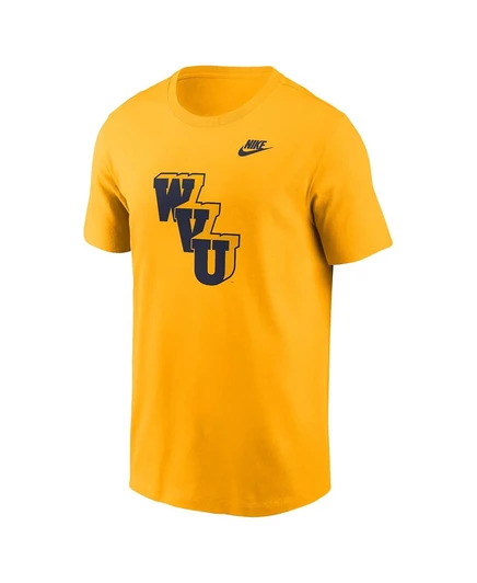 Мужская футболка с альтернативным логотипом Nike Gold West Virginia Mountaineers Legacy gold