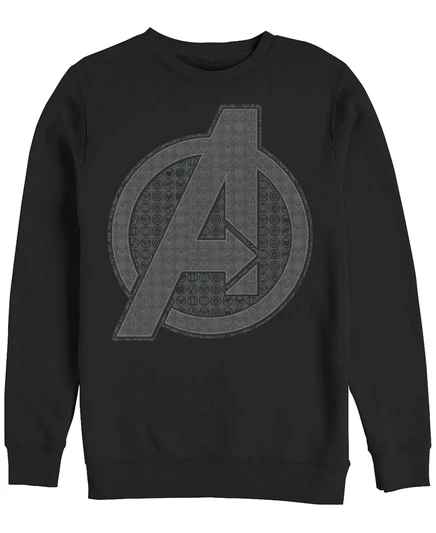 Мужская флисовая толстовка Fifth Sun Marvel Avengers, черная