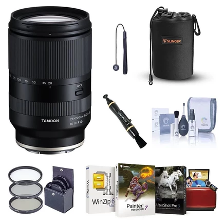 Объектив Tamron 28–200 мм f/2.8–5.6 Di III RXD для Sony E, черный