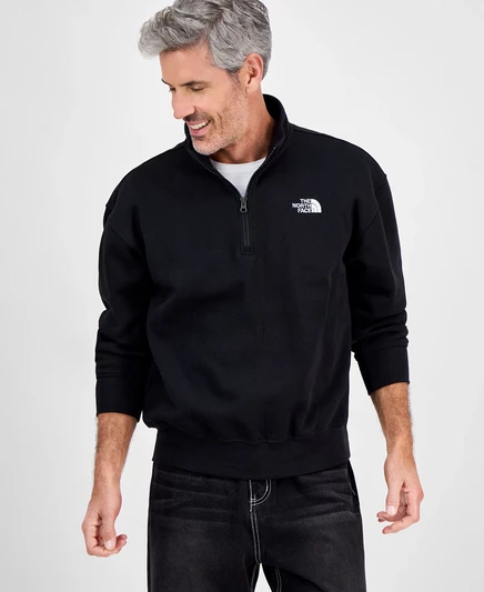 Мужская толстовка The North Face Evolution с застежкой на четверть молнии black