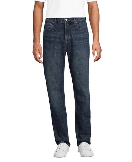 Мужские джинсы Lands' End Rigid Comfort Waist, синие