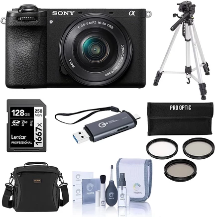 Фотоаппарат Sony Alpha a6700 с объективом 16–50 мм, черный