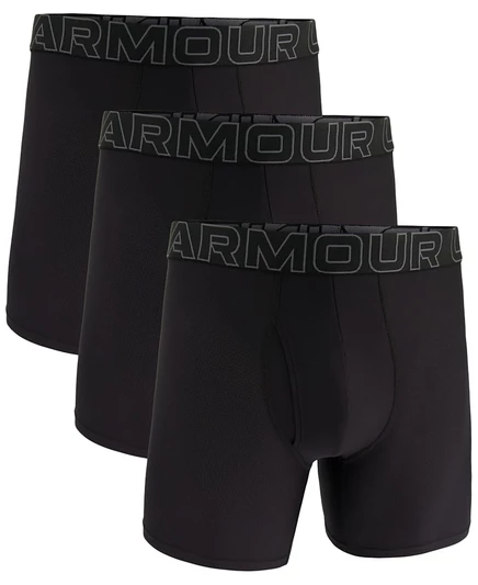 Мужские боксеры Under Armour Performance Tech, 3 шт., 6″, черные