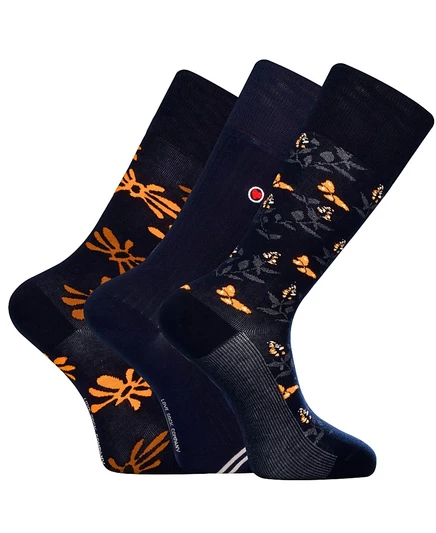 Мужские носки Love Sock Company Tokyo, набор 3 пары, синие
