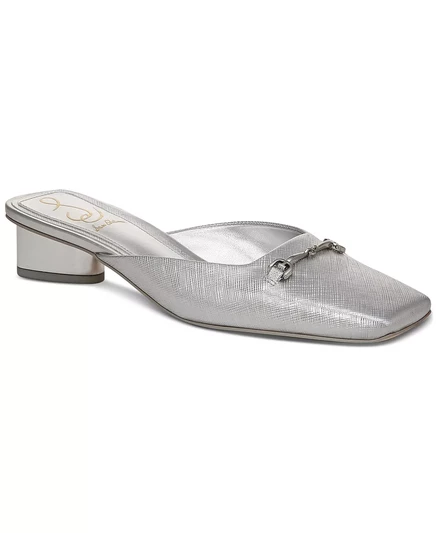  Женские мюли Ollie с квадратным носком soft silver