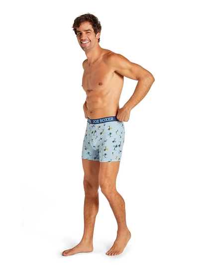 Мужские трусы-боксеры Joe Boxer из 4-х упаковок стрейч blue clear sky palms