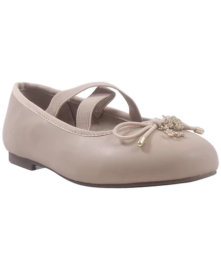 Балетки для девочек Sam Edelman Felicia с бантом, бежевые