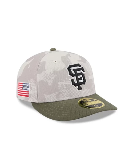 Мужская светло-бежевая/оливковая шляпа San Francisco Giants 2025, посвященная Дню Вооруженных сил, Новая эра, приталенная шляпа 59-го размера. light beige, olive