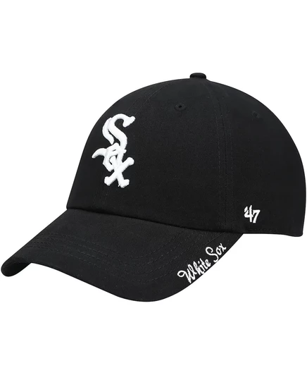 Женская бейсболка 47 Brand Chicago White Sox, черная