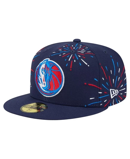 Мужская кепка New Era 59FIFTY Dallas Mavericks, синяя