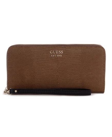 Женский большой кошелек Guess Lyndi, каштановый