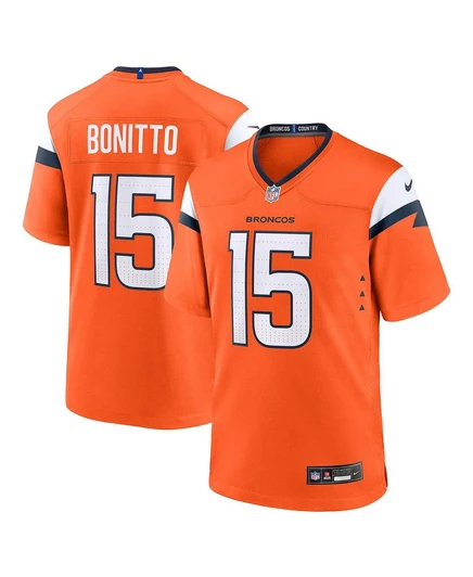 Мужская джерси Nike Nik Bonitto Denver Broncos, оранжевая